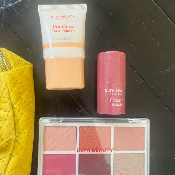 NEW Ulta Beauty Eyeshadow, Blush, Primer and Makeup bag - Picture 2 of 4
